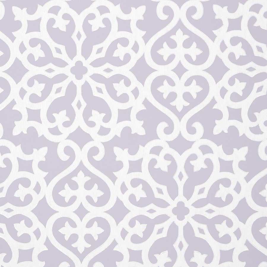 Thibaut Graphic Resource Allison T35180 Lilac Wallpaper