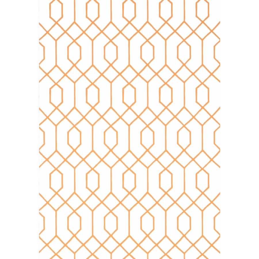 Thibaut Graphic Resource La Farge T35200 Orange Wallpaper