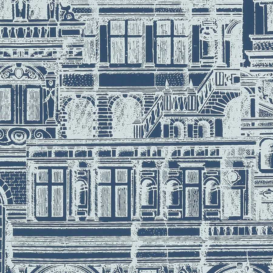 Thibaut Graphic Resource Palazzo T35175 Navy Wallpaper