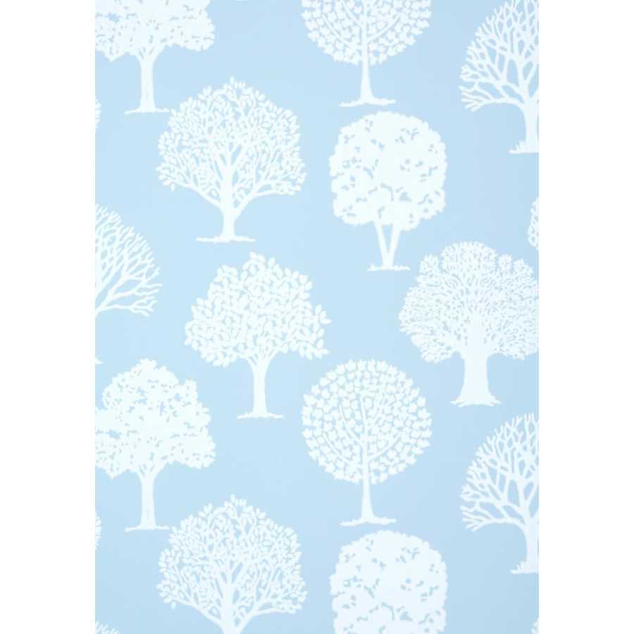 Thibaut Graphic Resource Russell Square T35109 Blue Wallpaper
