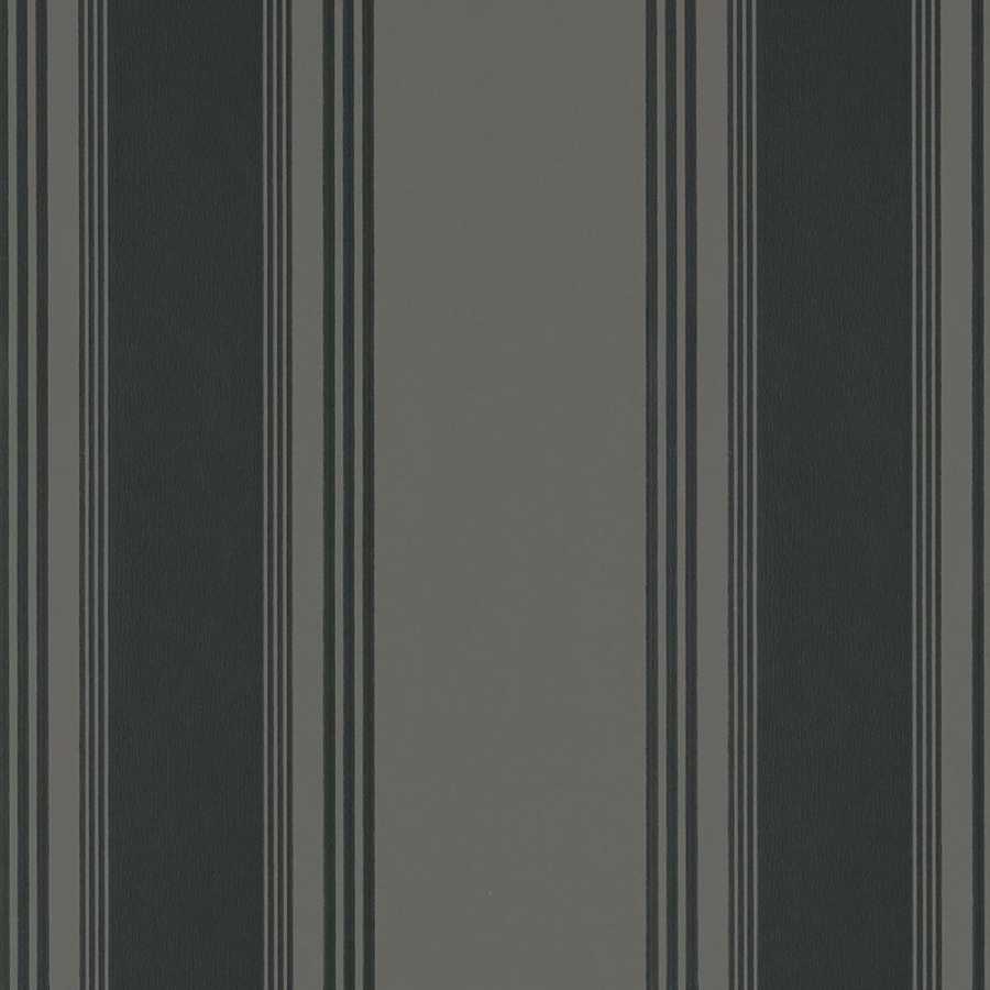 Thibaut Greenwood Brittany Stripe T85051 Charcoal Wallpaper