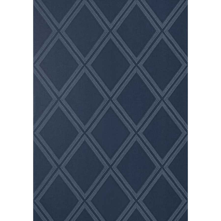Thibaut Greenwood Diamond Head T85056 Navy Wallpaper