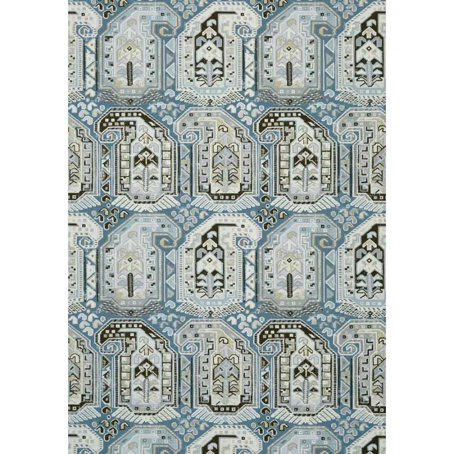 Thibaut Greenwood Gleniffer T85023 Aqua Wallpaper