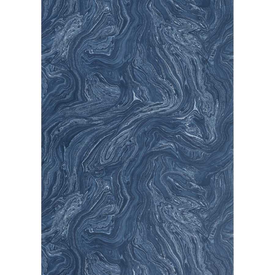 Thibaut Greenwood Venus T85073 Navy Wallpaper