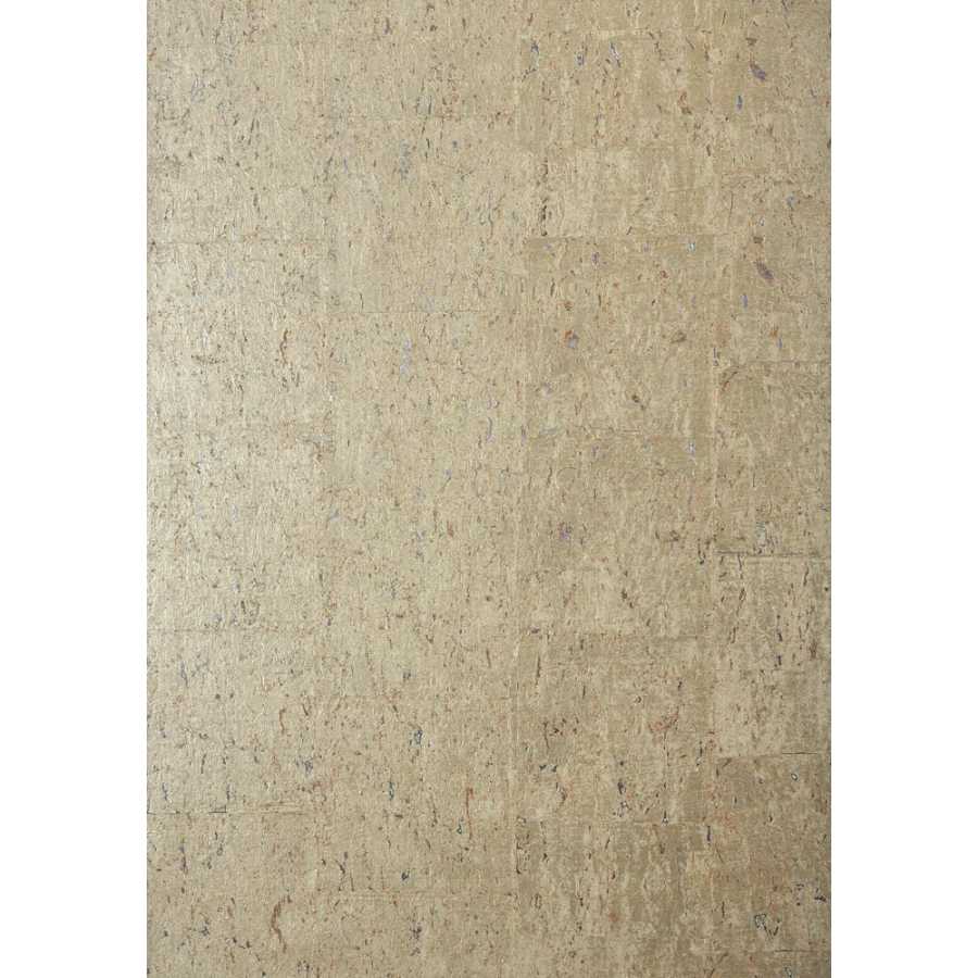 Thibaut Natural Resource 2 Cork T83009 Metallic Pewter Wallpaper
