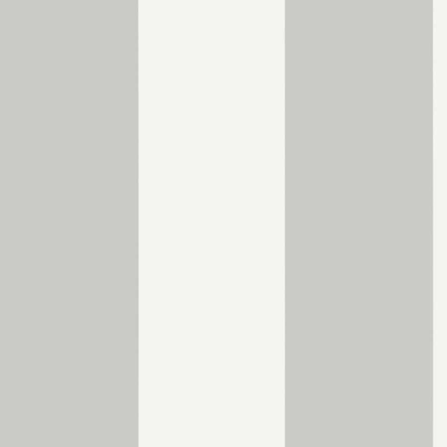 Thibaut Summer House Summer Stripe T13137 Grey Wallpaper