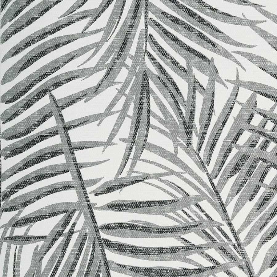 Thibaut Summer House West Palm T13118 Black and White Wallpaper