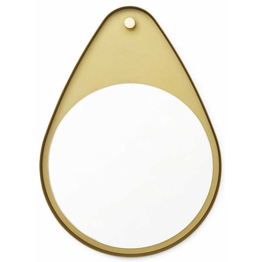 Tivoli Peacock Mirror - Brass