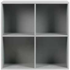 Naken Interiors Lower Case Four Open Modular Cabinet - Concrete Grey