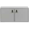 Naken Interiors Lower Case Two Door Modular Cabinet - Concrete Grey