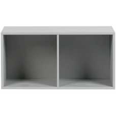 Naken Interiors Lower Case Two Open Modular Cabinet - Concrete Grey