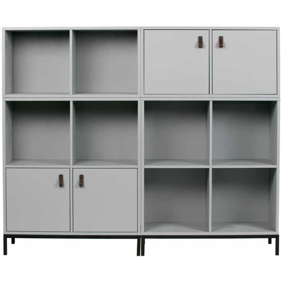 Naken Interiors Lower Case Four Open Cabinet With Legs