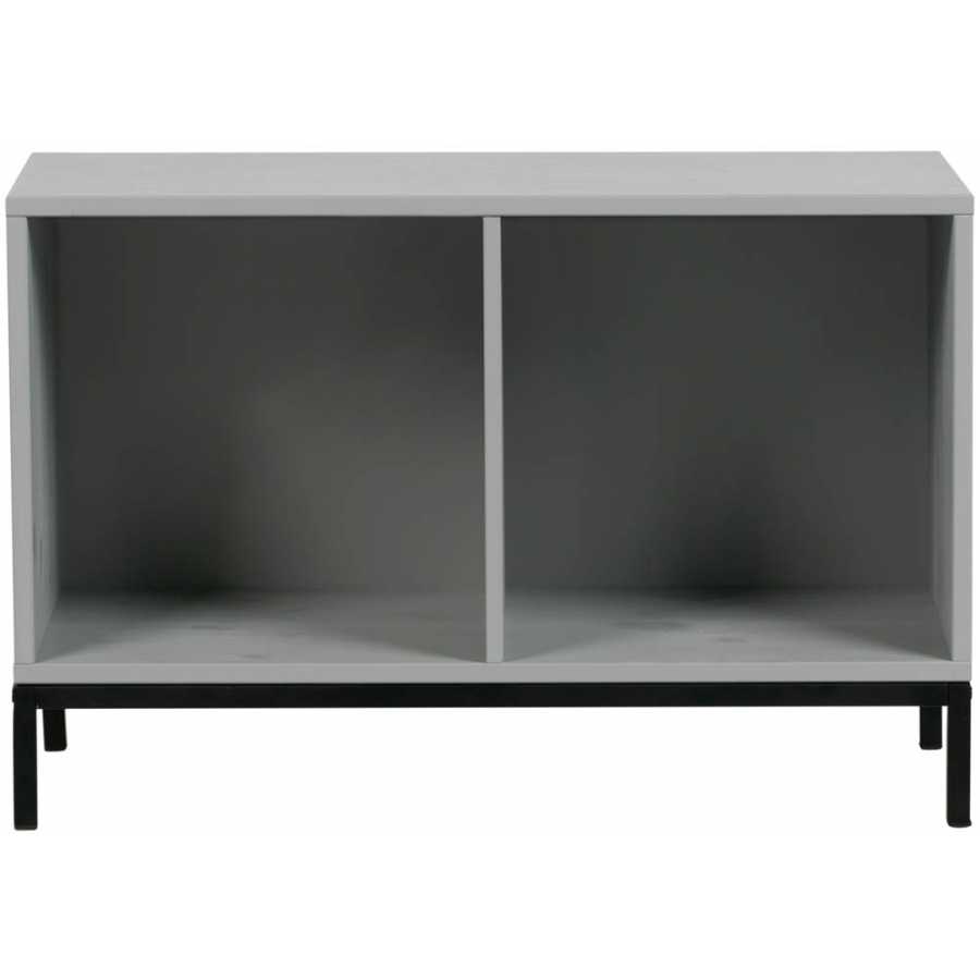 Naken Interiors Lower Case Two Open Cabinet With Legs