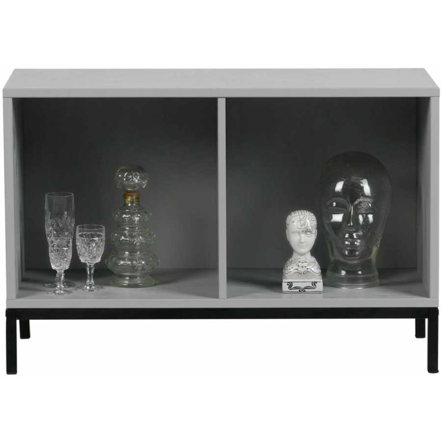 Naken Interiors Lower Case Two Open Cabinet With Legs