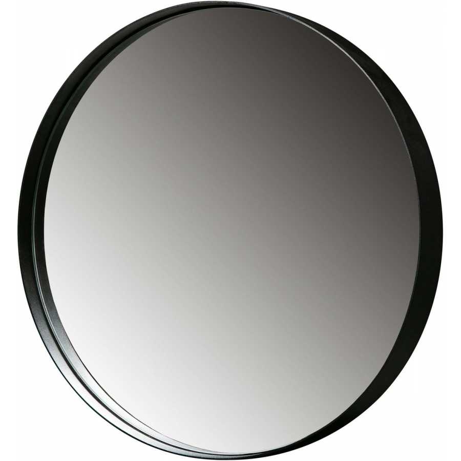 WOOOD Doutzen Round Wall Mirror - Black - Small