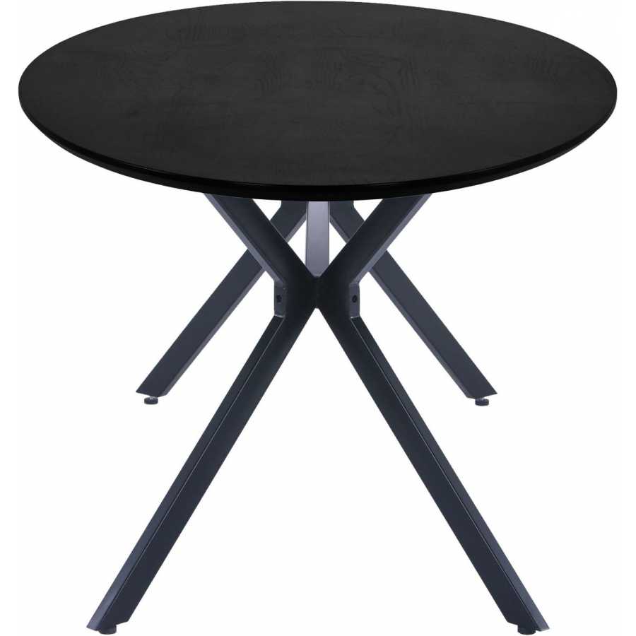 WOOOD Bruno Oval Dining Table - Black