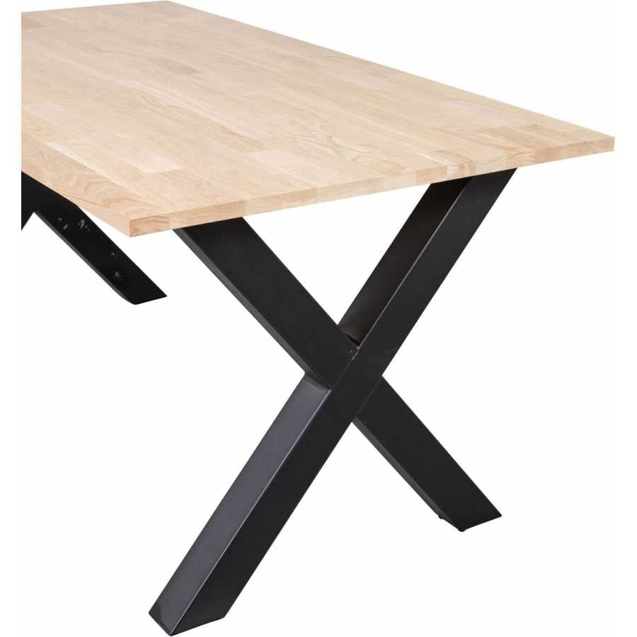 WOOOD Tablo Rectangular Cross Dining Table - Unfinished - Small