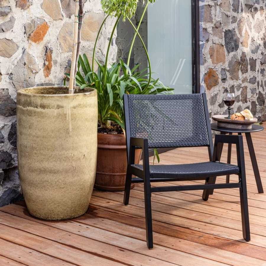 WOOOD Pem Outdoor Lounge Chair - Black