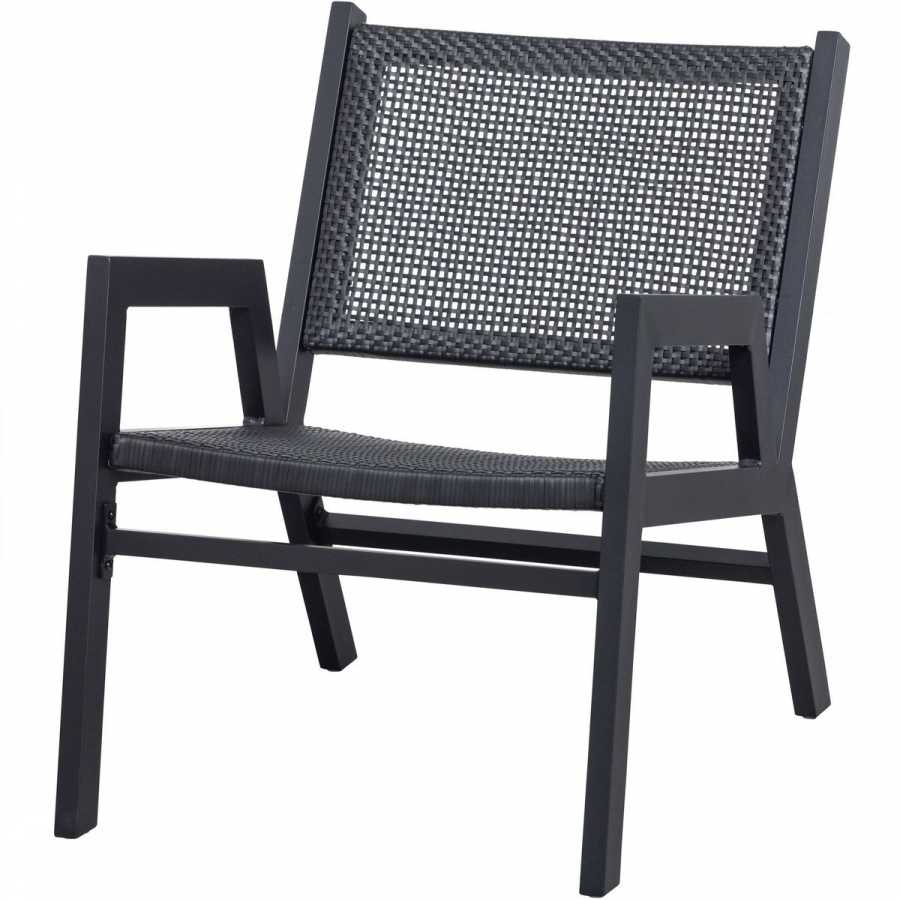 WOOOD Pem Outdoor Lounge Chair - Black