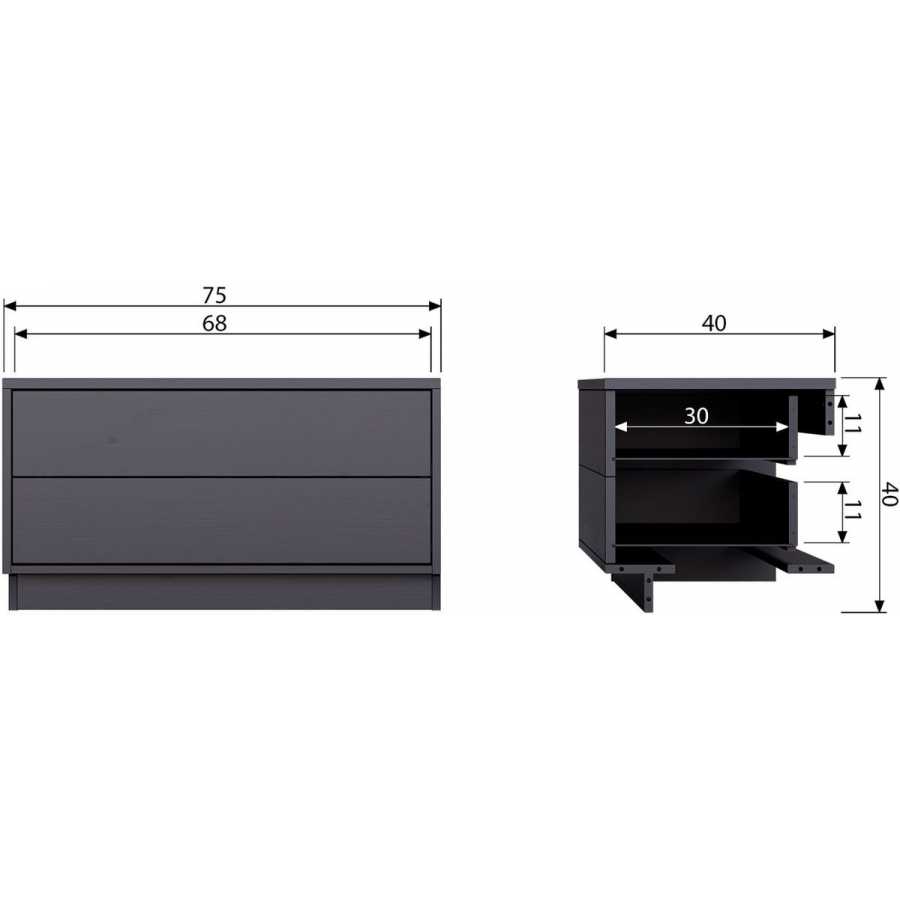 WOOOD Finca Modular Low Cabinet - Large