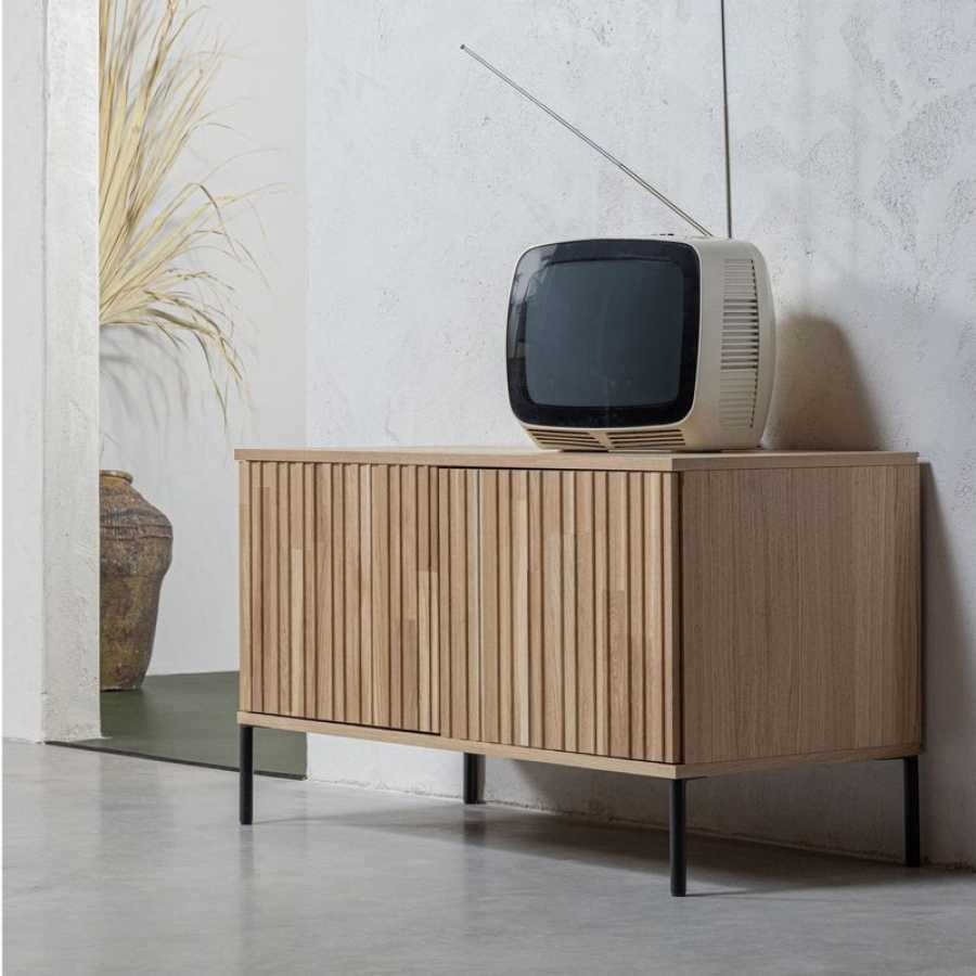 WOOOD Gravure TV Cabinet - Natural