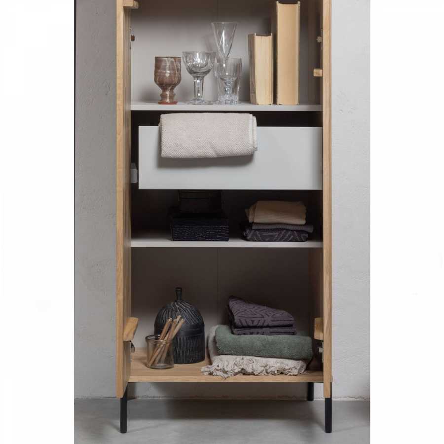 WOOOD Gravure Tall Cabinet - Natural
