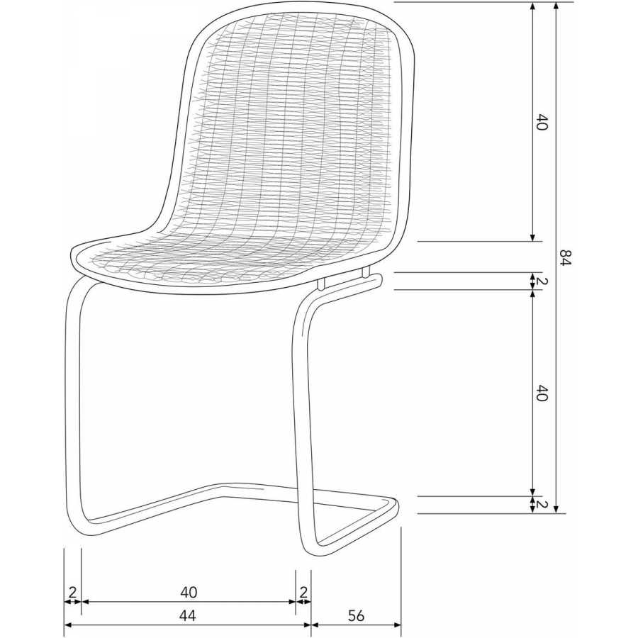 WOOOD Willem Outdoor Dining Chair