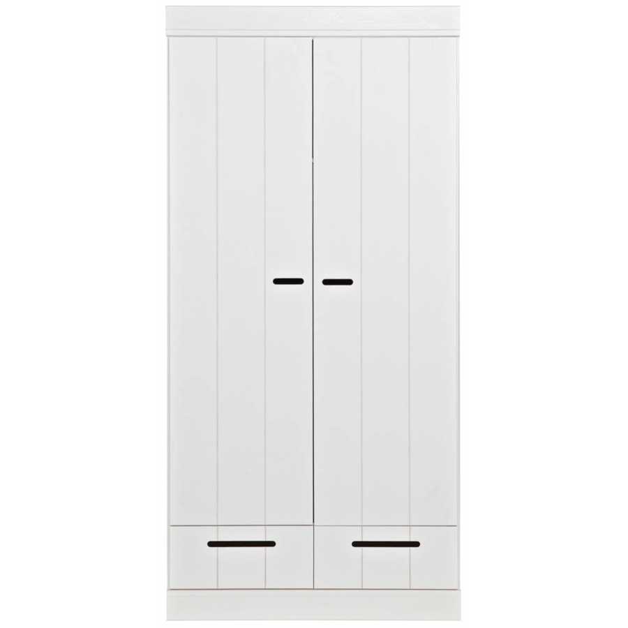 WOOOD Connect Plank Wardrobe - White