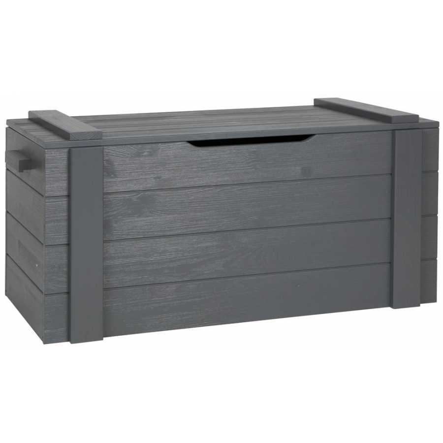 WOOOD Dennis Storage Box - Steel Grey