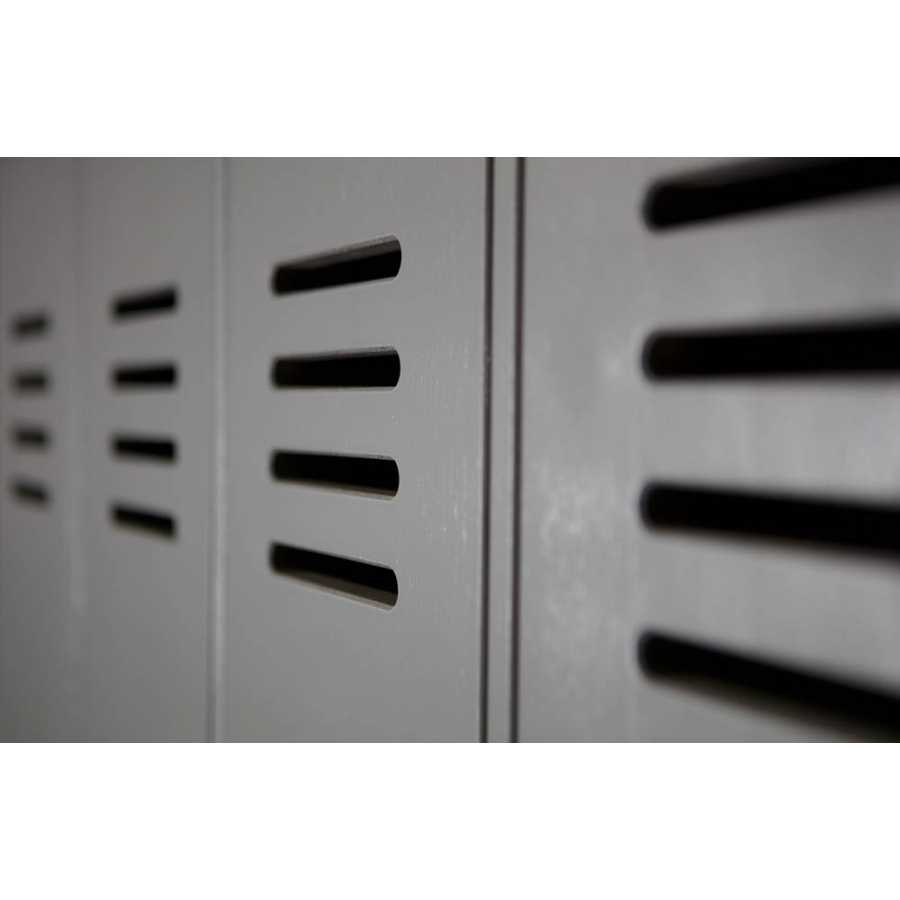 WOOOD Stijn Locker Cabinet - Steel Grey