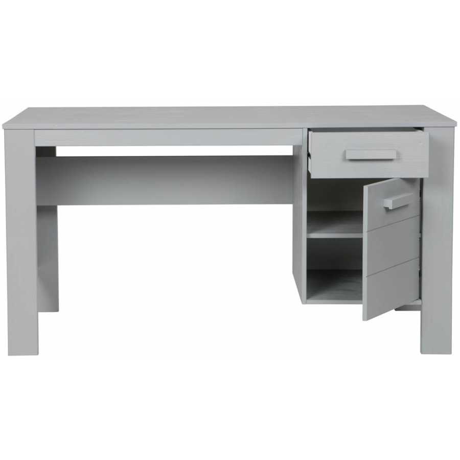 WOOOD Dennis Desk - Concrete Grey