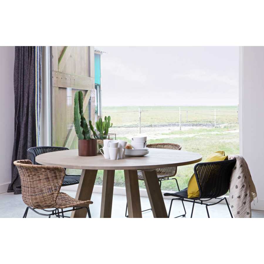 WOOOD Wings Outdoor Dining Chairs - Set of 2 - Natural