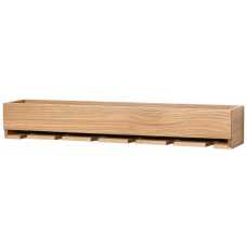 Wireworks Cookhouse Wine Glass Holder With Wall Shelf