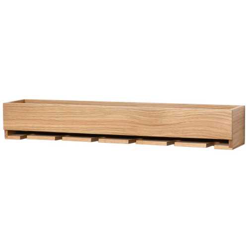 Wireworks Cookhouse Wine Glass Holder With Wall Shelf