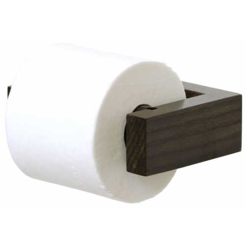 Wireworks Slimline Toilet Roll Holder - Dark Oak