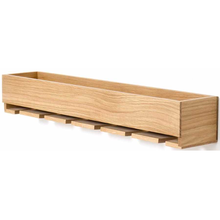 Wireworks Cookhouse Wine Glass Holder With Shelf