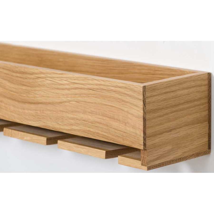 Wireworks Cookhouse Wine Glass Holder With Shelf