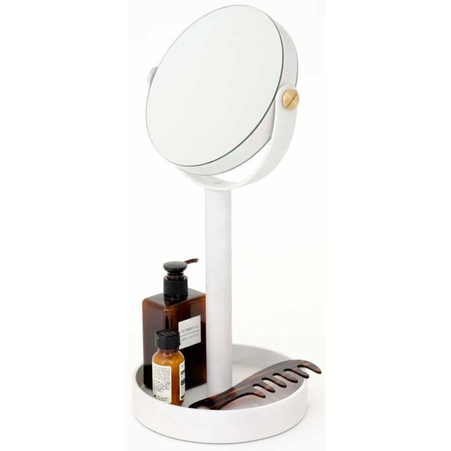 Wireworks Close Up Magnify Mirror - Oyster White