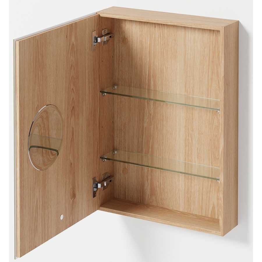 Wireworks Slimfit Magnifier Cabinet 600 - Oak