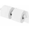 Wireworks Yoku Double Toilet Roll Holder - Oyster White