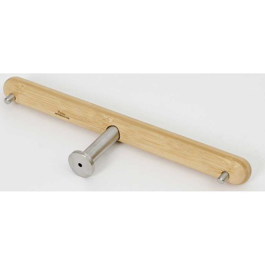 Wireworks Yoku Double Toilet Roll Holder - Bamboo