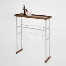 Wireworks Yoku Caddy Towel Rail - Walnut