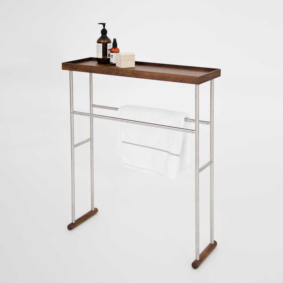 Wireworks Yoku Caddy Towel Rail - Walnut