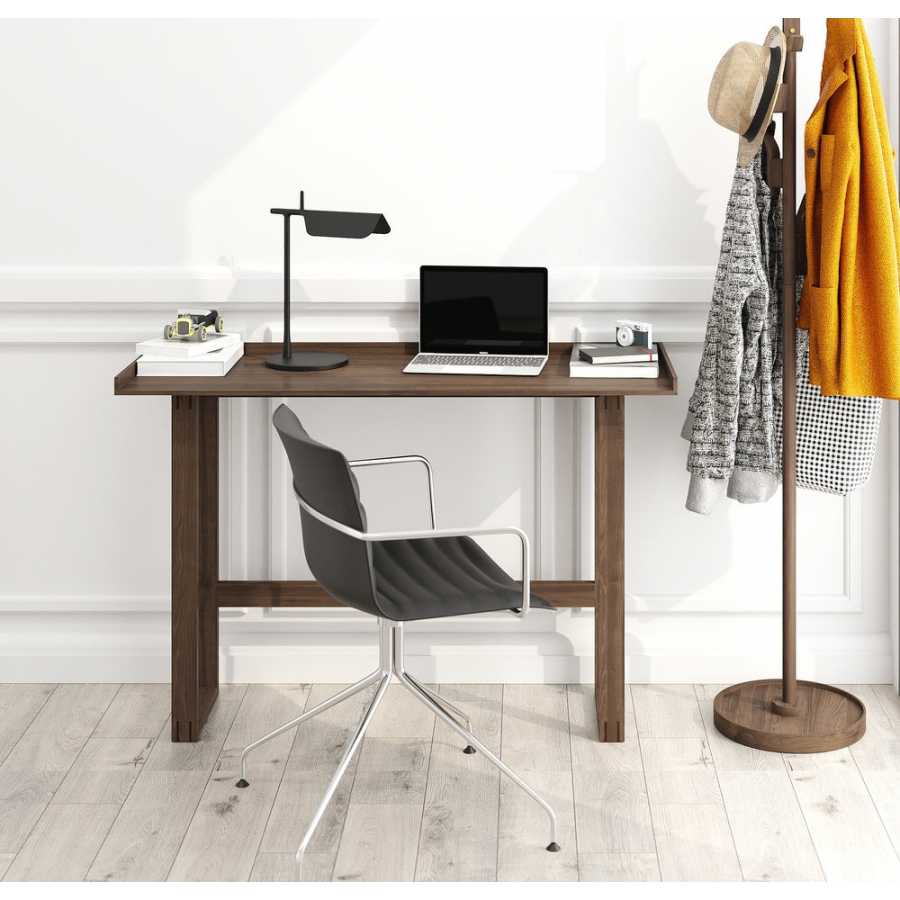 Wireworks Slimline Desk - Walnut