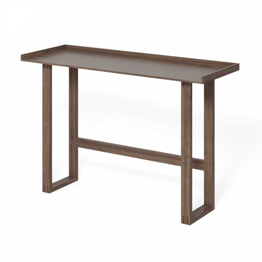 Wireworks Slimline Desk - Walnut