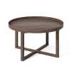 Wireworks 66D Round Coffee Table - Walnut