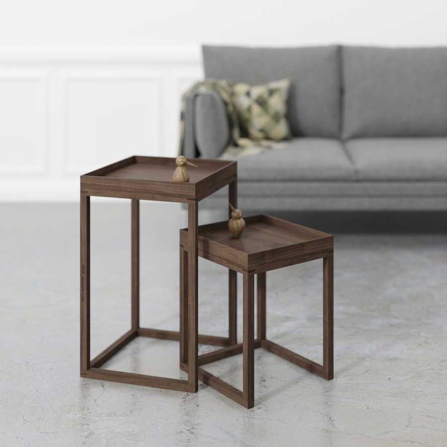 Wireworks Nest of Tables - Set of 2 - Walnut