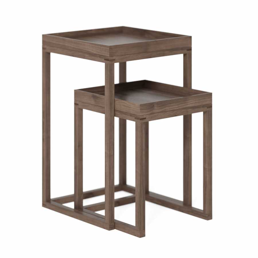 Wireworks Nest of Tables - Set of 2 - Walnut