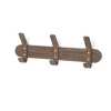 Wireworks Left Hook 3 Coat Rack - Walnut