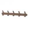 Wireworks Left Hook 5 Coat Rack - Walnut
